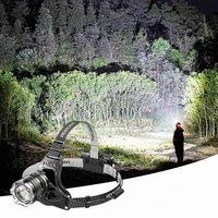 headlamp sensor headlight with built in battery flashlight usb rechargeable head lamp torch light lantern for outdoor campi r1x6