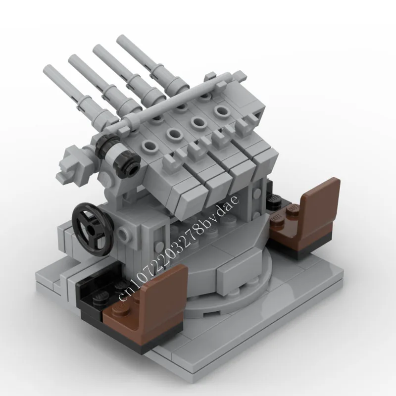 103 шт. Quad 1 &quotЧикаго Пианино AA Gun MOC креативная модель с видом на улицу строительные