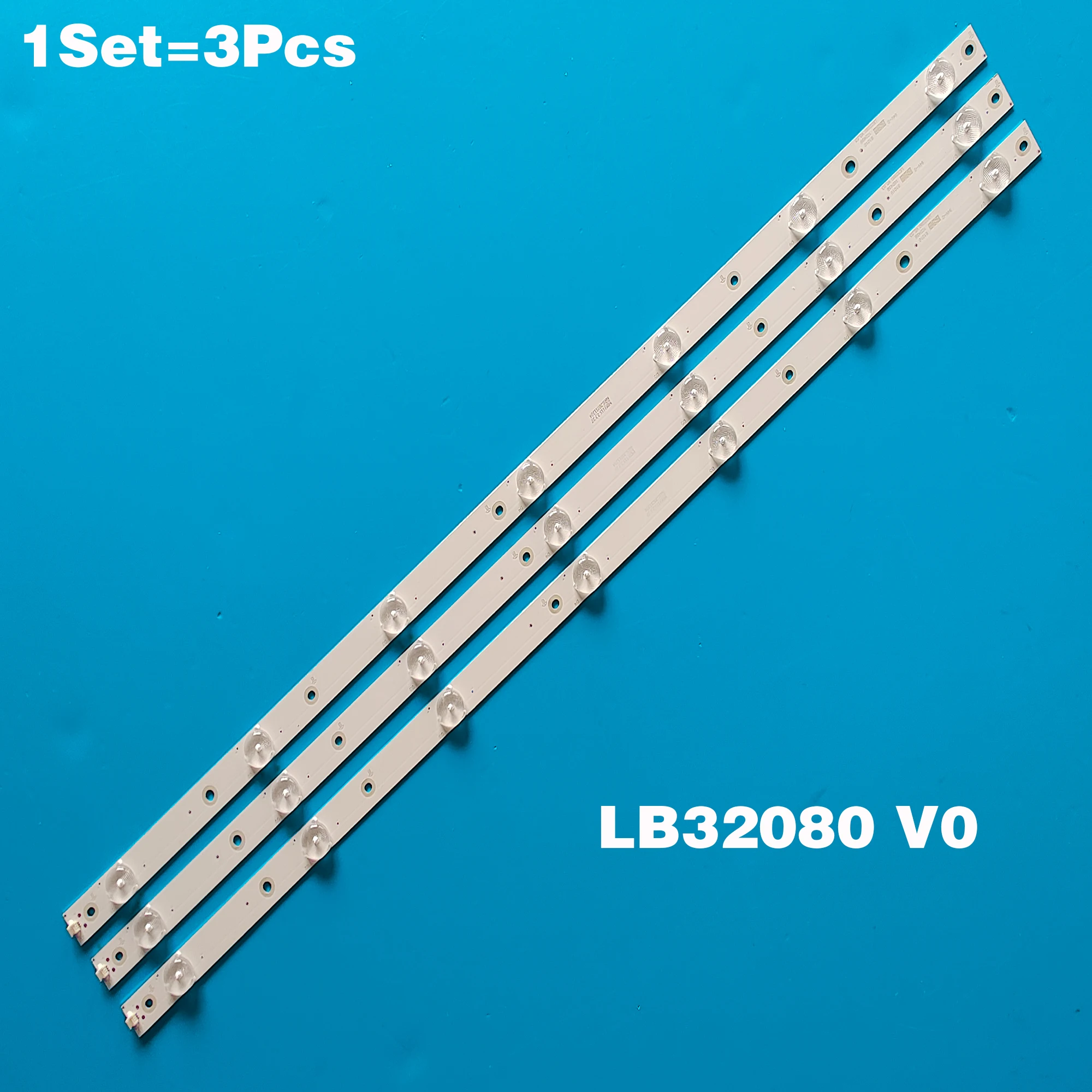 Светодиодная лента для подсветки 32LJ500 32LH500D GJ-2K16 32PFS6401 GEMINI-315 32PHS5301 32PFS5501 LB32080 V0 01P26, 3 шт.