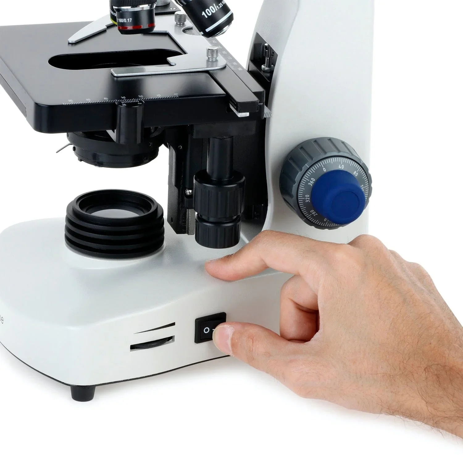 Светодиодный тринокулярный компаундный микроскоп серии AmScope T340 Darkfield +