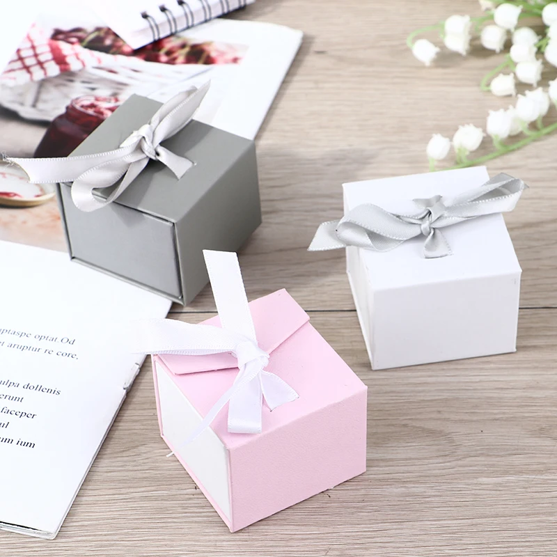 

1PC Multicolor Proposal Flip Ring Box Pendant Bangle Bracelet Chain Necklace Display Storage Box Jewelry Carrying Velvet ShowBox
