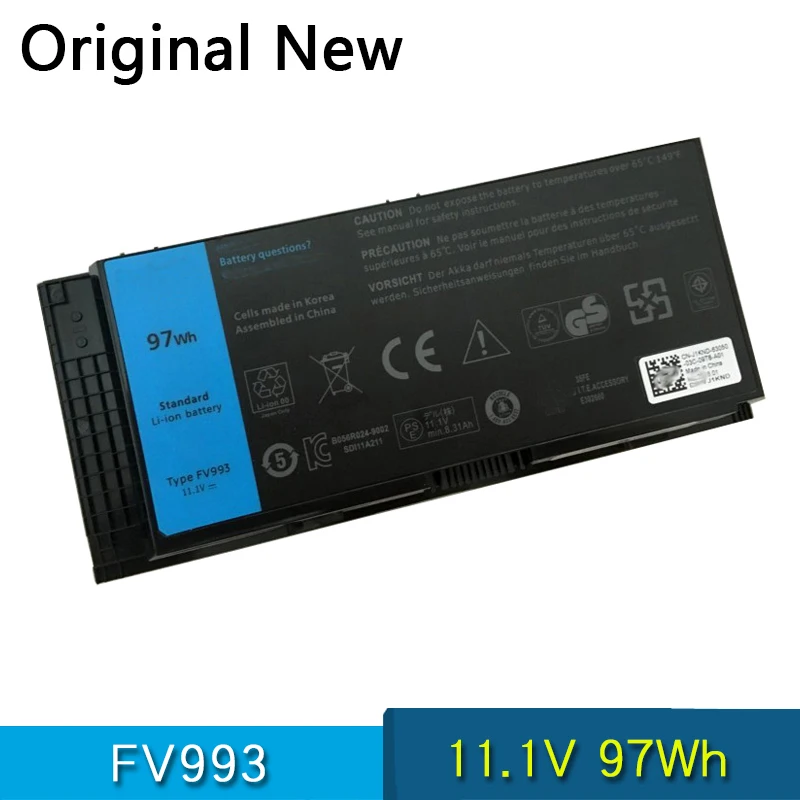 

NEW Original FV993 Laptop Battery For Dell Precision M6600 M6700 M6800 M4800 M4600 M4700 FJJ4W PG6RC R7PND OTN1K5 N71FM T3NT1