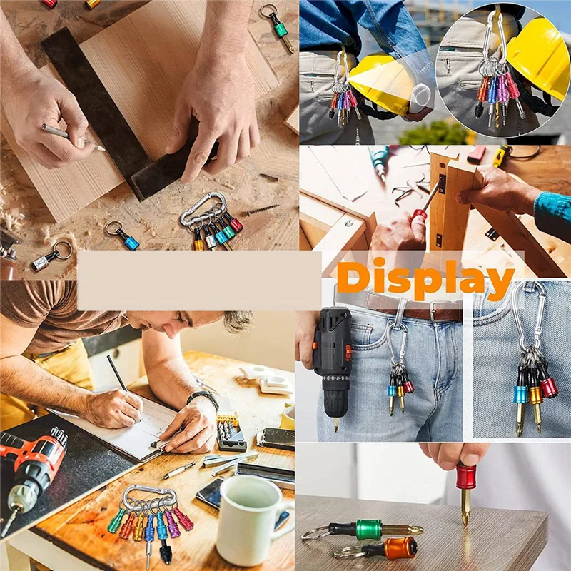 Держатель бит 1/4 дюйма шестигранная отвертка держатель удлинитель брелок