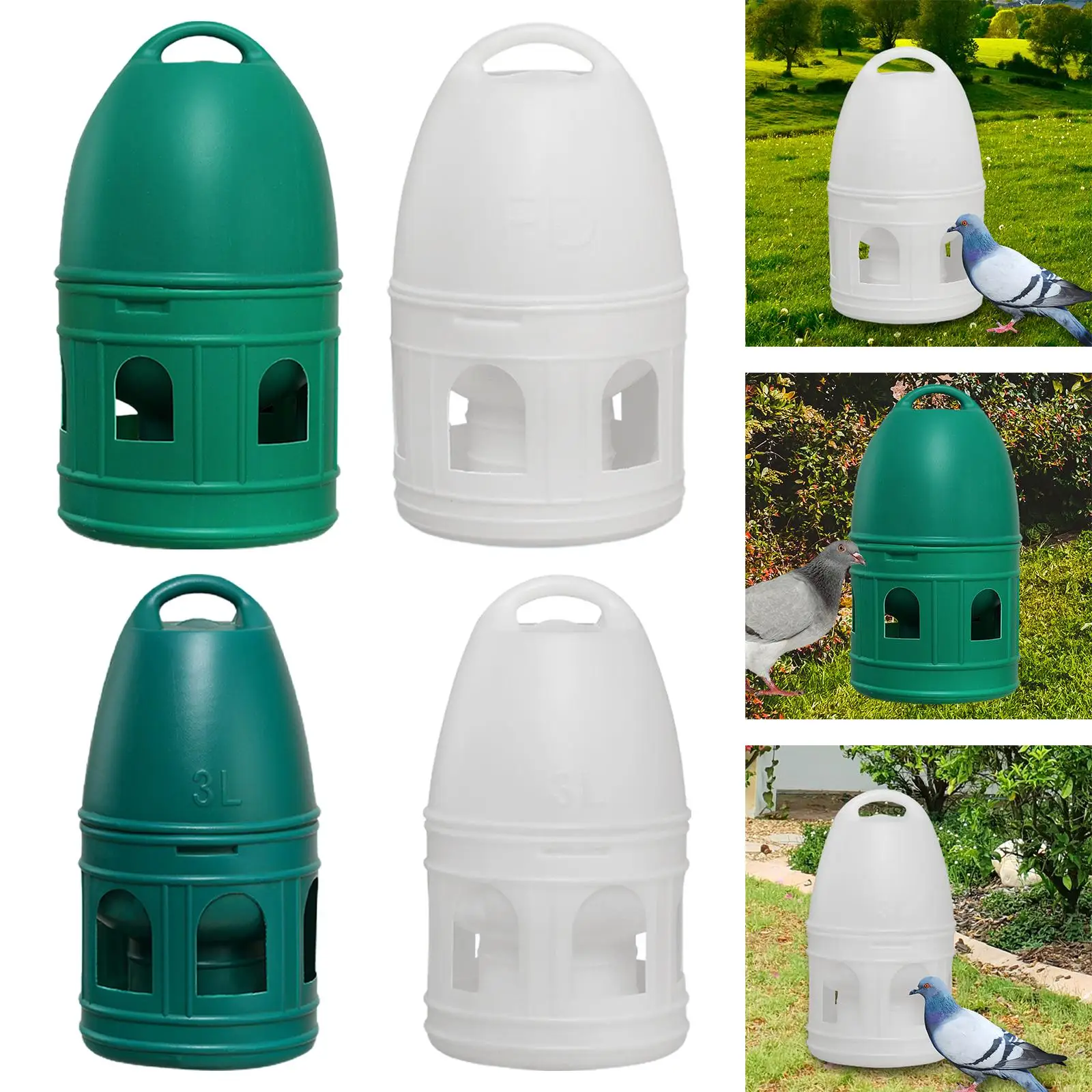 

Поилка для птиц, автоматическая кормушка для цыплят, большая емкость