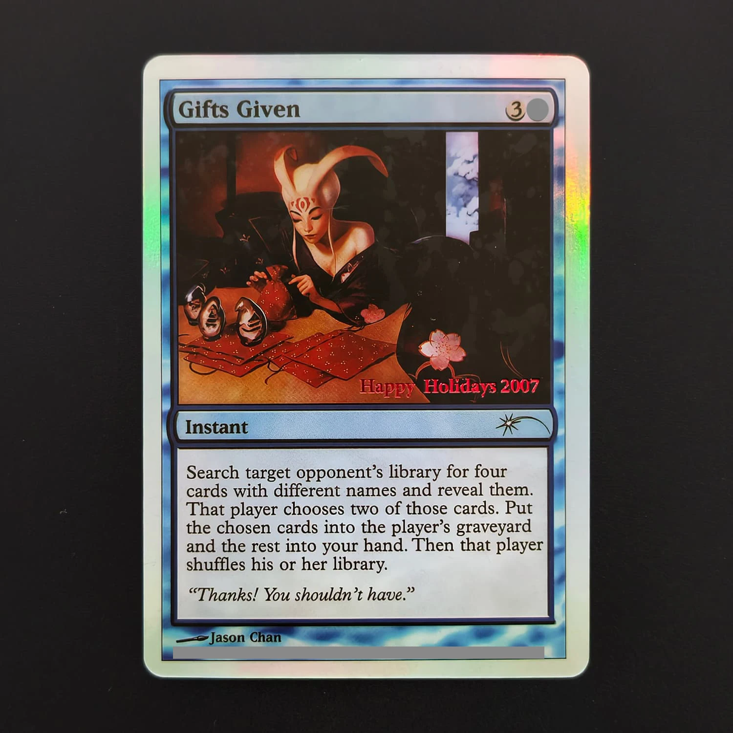 Фото HHO TCG Proxy Magical Card Happy Holidays EN Gifts Given Fruitcake Elemental Snow Mercy Evil Presents Chaos Wrap Yule Ooze Cheer №3