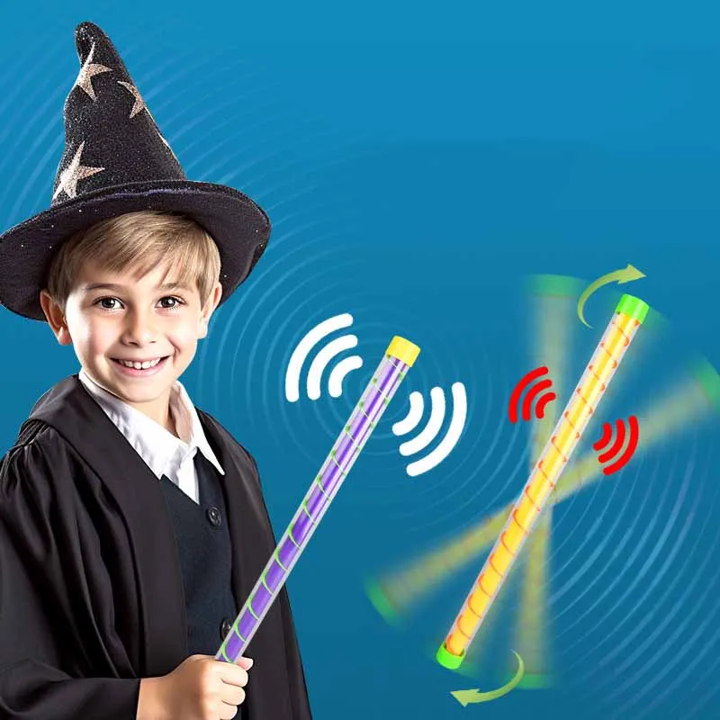 Новинка Радужная волшебная палочка креативная визжащая на Хэллоуин День Дурака