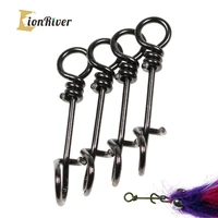 lionriver stainless steel fishing clips connector fishing swivels snaps swivel rolling snap quick connector tackle accessory