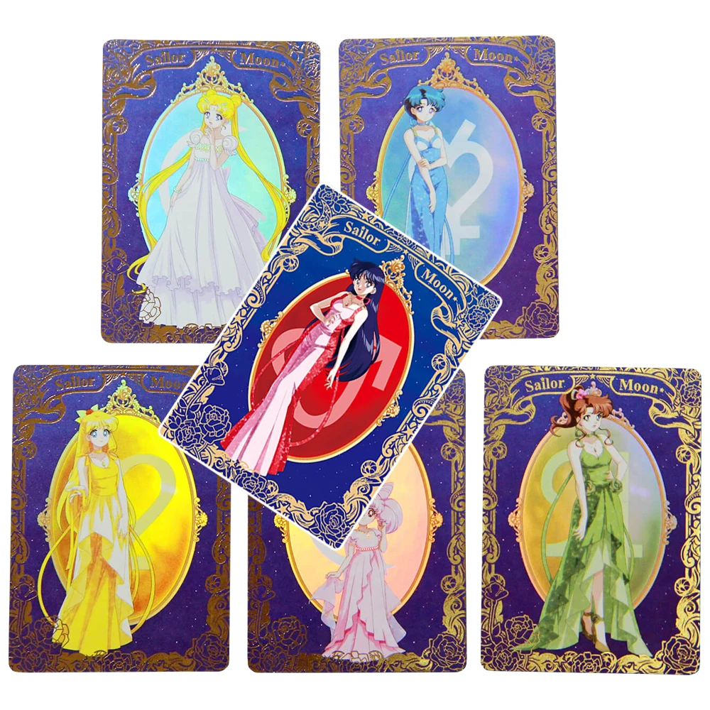 5 шт./набор аниме-карты для девочек