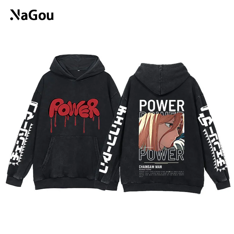 

Толстовка унисекс с капюшоном и принтом бензопилы