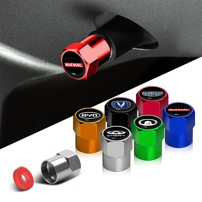 

4Pcs Anti-Theft Tire Valve Stem Caps for Buick Regal Gs Encore Lacrosse Excelle Enclave Envision Hideo GL8 GL6 Car Accessories