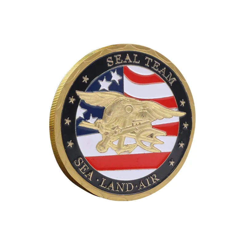 

Сувенирная монета США Sea Land Air Of Seal Team Challenge