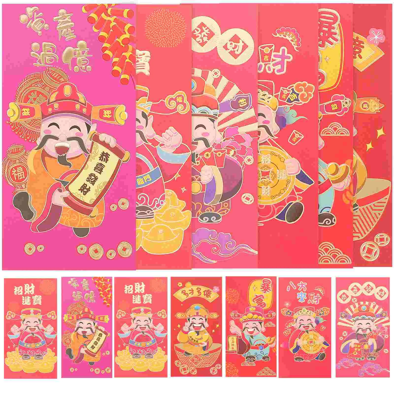 

24 Pcs 2023 Year The Rabbit Red Packets Luck Money Bag Purse Kids Chinese Zodiac Bunny Pocket Creative Paper Child Wallet