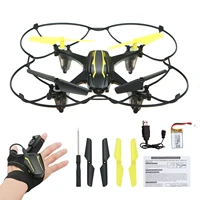 mini drone for kids indoor drone small rc quadcopter with glove sensor controller 360%c2%b0 flips one key take off one key landing
