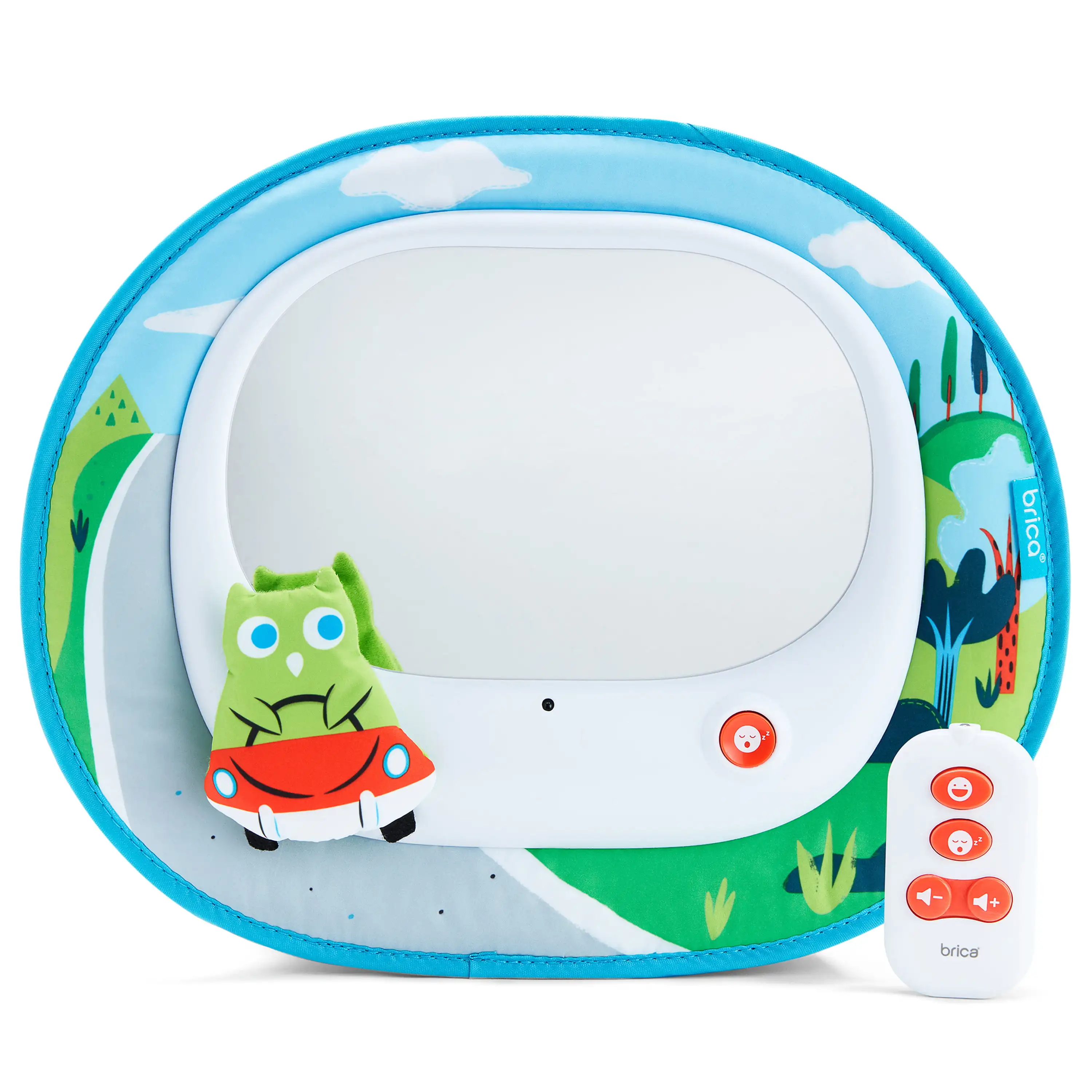 

Cruisin Baby In-Sight Entertainment Owl Mirror, Includes 8 Songs and Remote Control, Crash-Tested, Blue