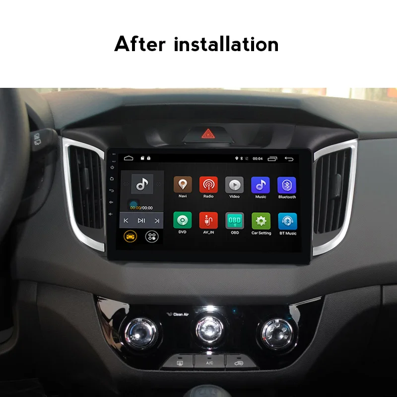 Factory Price Car stereo Radio Multimidia Video Player For hyundai Creta ix25 2016-2018 Head Unit Navigation GPS Accessories BT |
