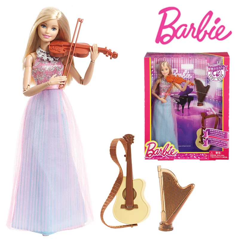 

Модель Барби, игрушки DLG94, скрипка, Популярная игрушка с аксессуарами, модная модель Барби, поп-игрушки для девочек, игрушечный домик, подаро...