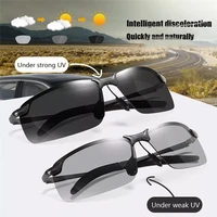 photochromic sunglasses men polarized driving chameleon glasses male sun glasses day night vision drivers eyewear uv400