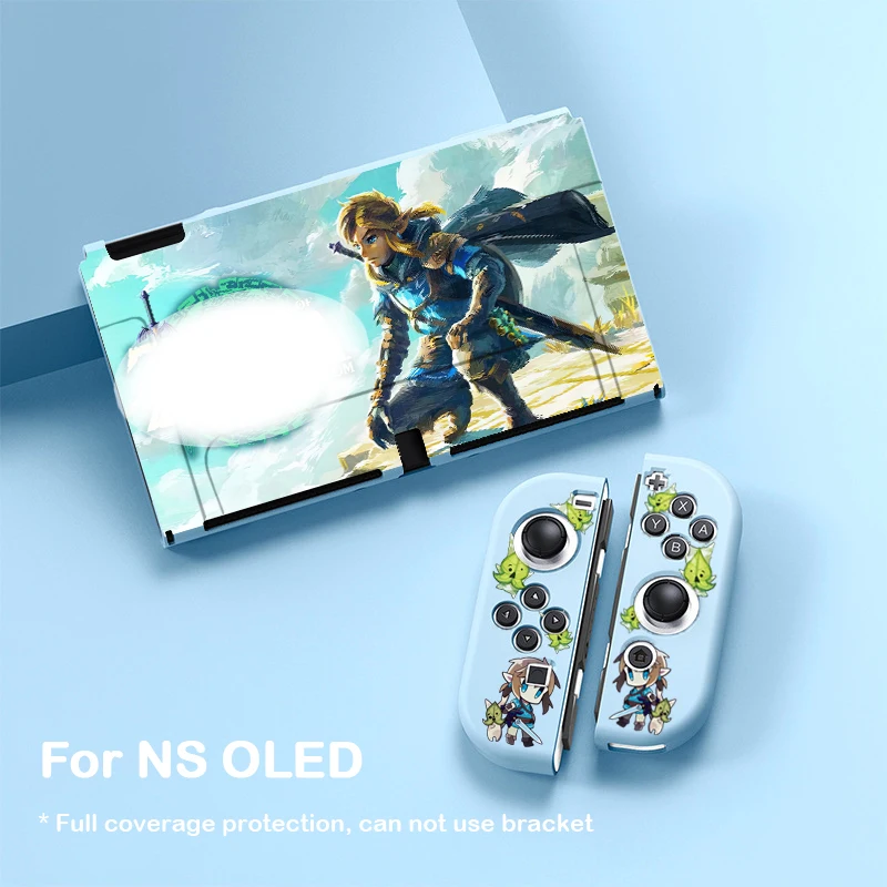

ZD Tears of the Kingdom TOTK Limited Console Protective Case Tpu Soft Shell Skin Sticker For Nintendo Switch