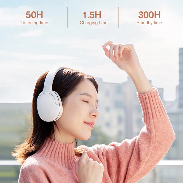 D02 Pro Headset Bluetooth Fashion Headphone Game Komputer Suara Nirkabel Pengurangan Kebisingan Musik Seluler 2
