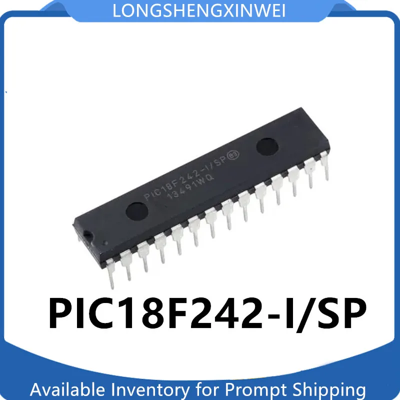 

1PCS PIC18F242-I/SP PIC18F242 Inline DIP-28 Single Chip Microcontroller Chip