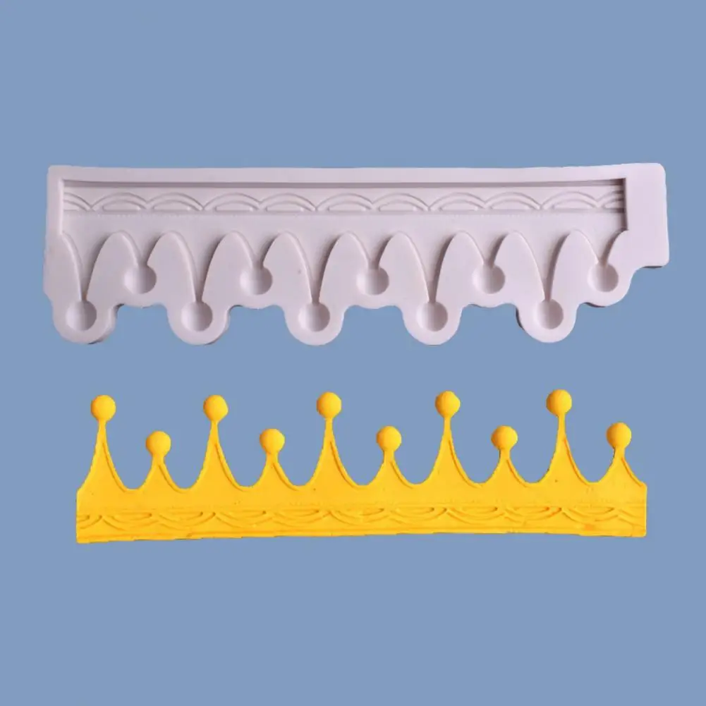 

Форма для выпечки, форма для торта, многоразовая силиконовая форма в форме короны, 3D стандартная форма для домашней выпечки