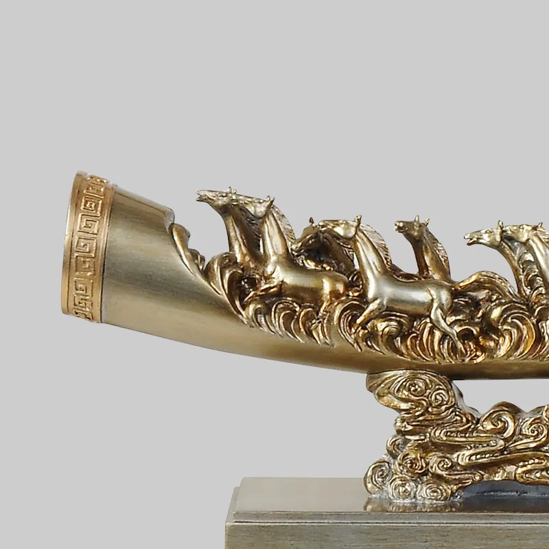 Новинка китайские фигурки счастливого удачи Lvory восемь лошадей резиновые