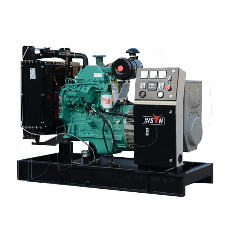Электрические генераторы открытого типа Bison 40 л.с. дизельный генератор 24 кВт 30 кВА