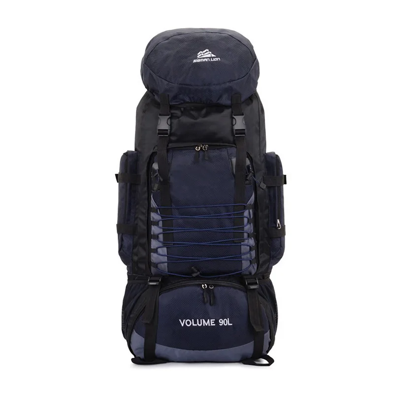 

Outdoor Mountaineering Bag 90L Large Capacity Oxford Cloth Waterproof Mountaineering Camping Hiking Backpack Travel Sports Bag