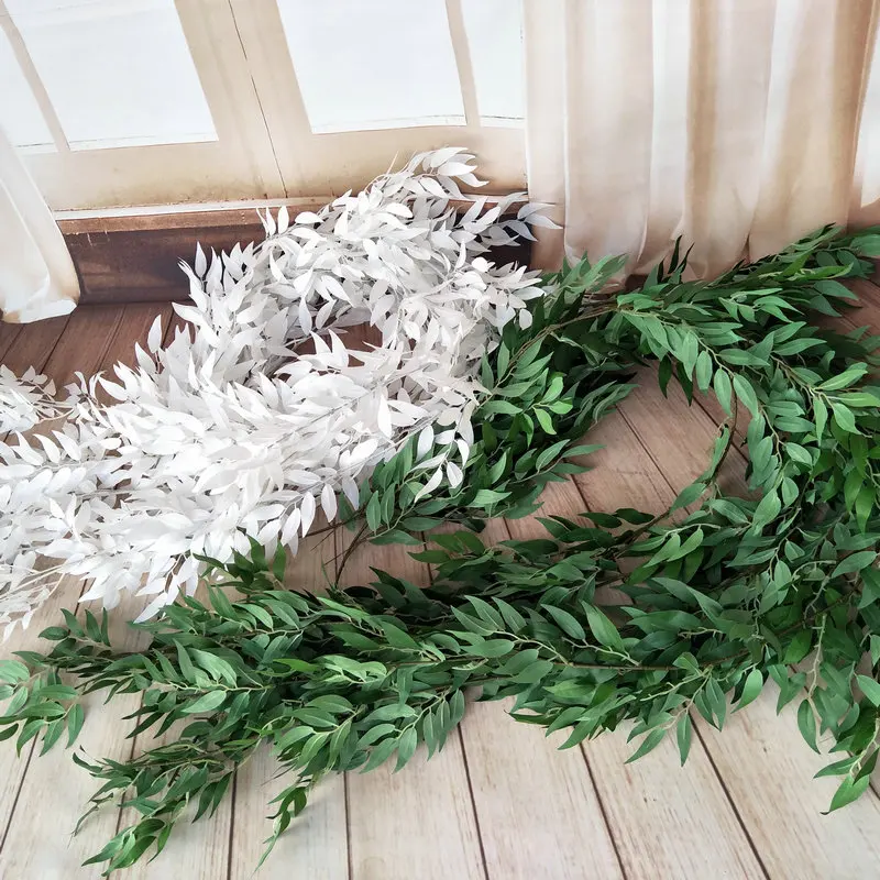 

170CM Long Artifical Decoration Wedding Parties Artificial Fake Hanging Vine Plant Leaves Garland Home Garden Wall Decoration