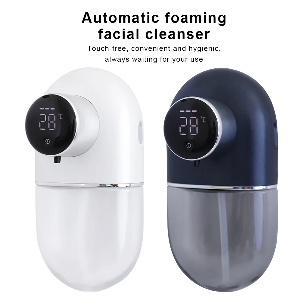 

Foaming Facial Skin Cleanser Soap Dispenser No-Touch Sensor Human Body Induction Suitable Adjustable Hygienic Efficient
