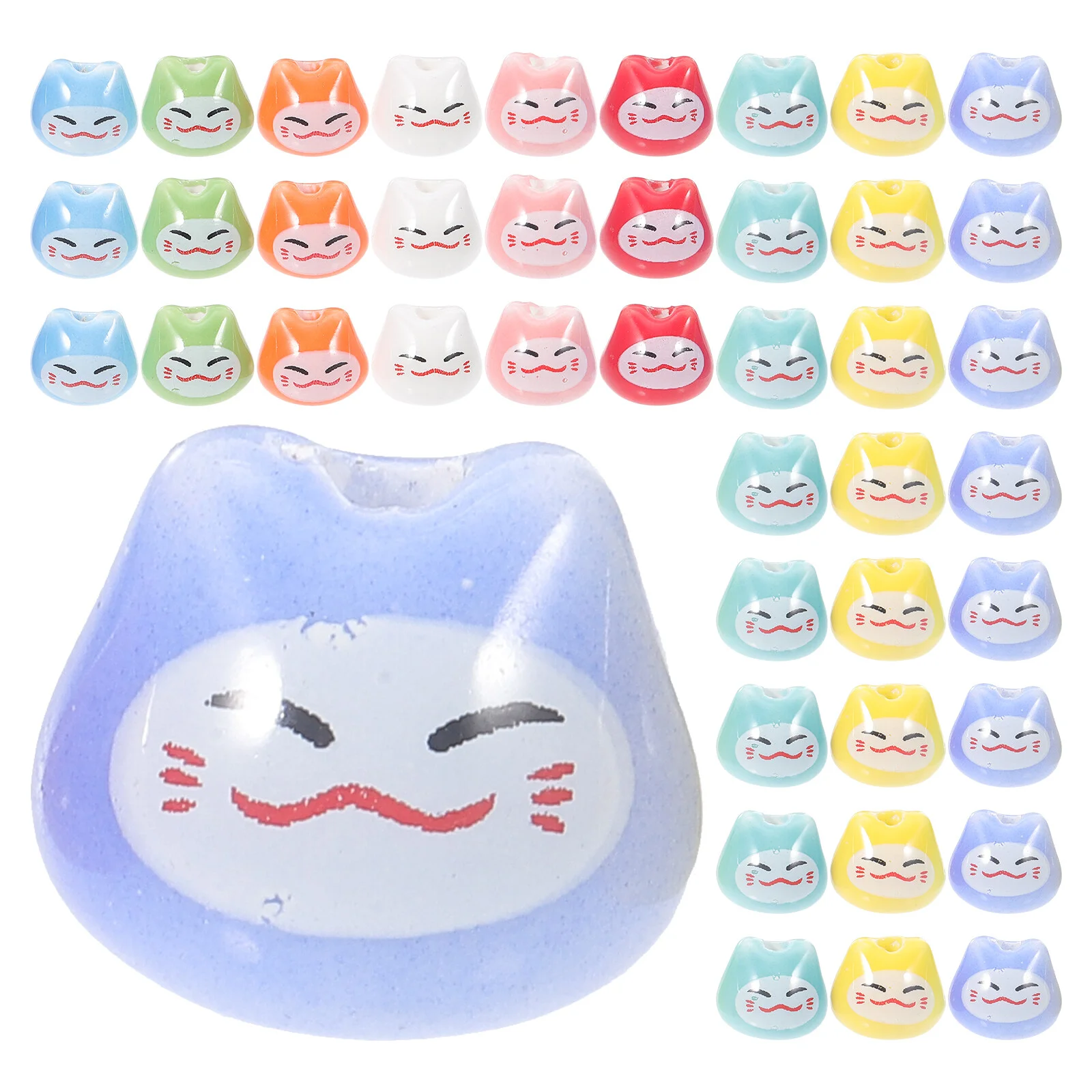 

Соединитель DIY принадлежности для изготовления ювелирных изделий подвеска украшение керамические шармы браслет кошка браслеты