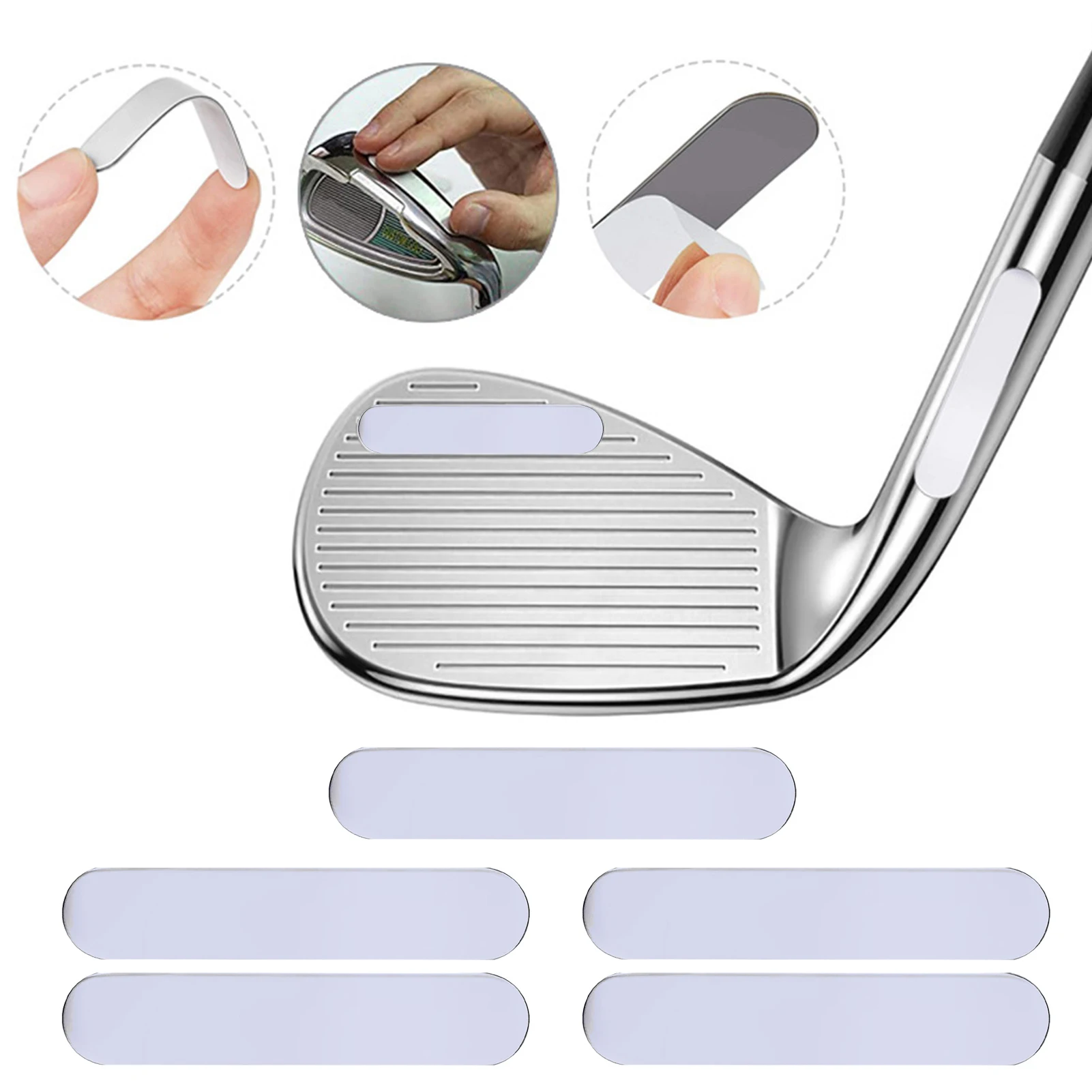 

5Pcs Lead Tapes Add Weight For Golf Club Accessaries Tennis Racket Iron Putter Golf Training Aids Weighted Lead Tapes