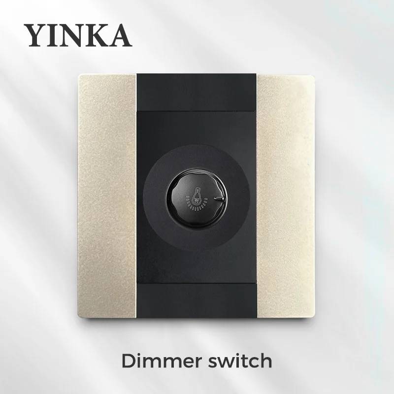 

Точечный переключатель YINKA, бытовая розетка серебристого цвета в английском стиле с переключателем, подходит для кондиционера, 15 А
