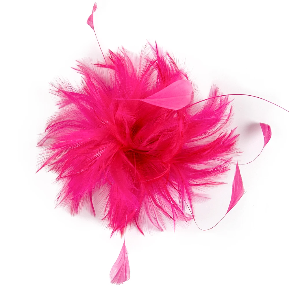 

Natural Feather Brooch Ostrich Plume Scarf Clip for Women Brooches Lapel Pins Dress Jewelry Accessory Boutonniere Ladies Hair