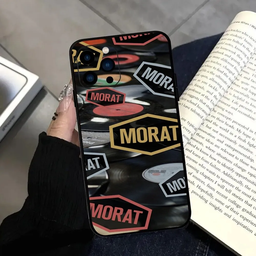 Чехол для телефона Band M-Morat Balas Perdidas iPhone 11 12 13 14 15 Pro Max Mini Plus XS XR X черный силиконовый