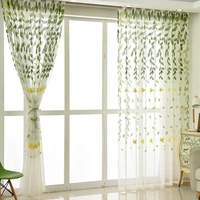 modern curtains for living dining room bedroom curtain embroidery swallow whisk willow embroidery pure cotton white tulle custom