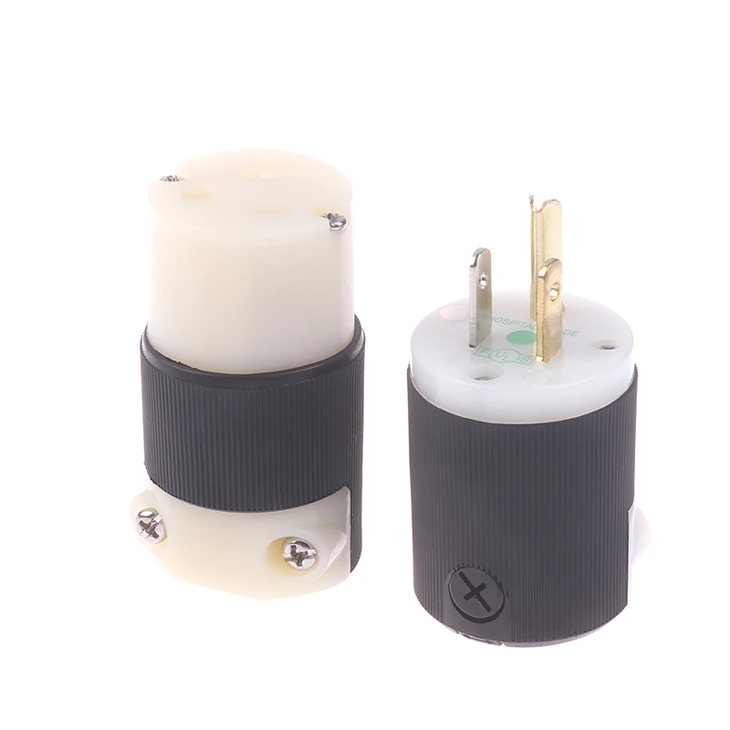 Hi-Fi аудиоразъем с американской вилкой HBL5266C NEMA 5-15P/15R американский стандарт медный