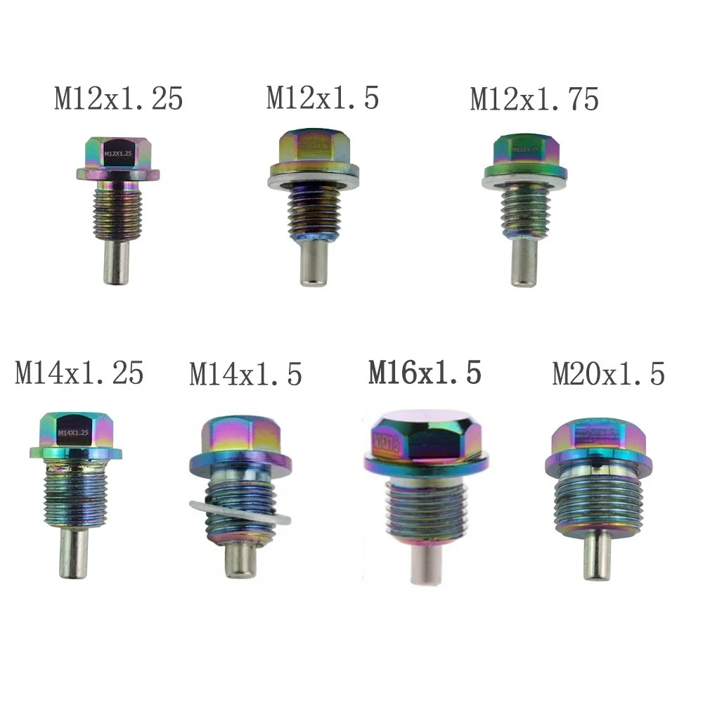 

Aluminum Magnetic Oil Drain Bolt M12 M14 M16 M20 x 1.5/1.25 Oil Drain Plug Nut