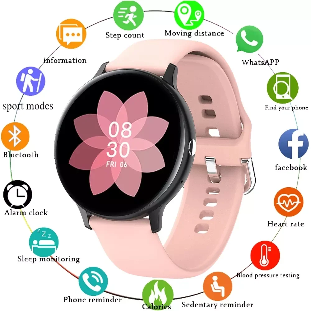 

2021 New Smart Watch Women Bluetooth Call Heart Rate fitness tracker Sports Watch Smart Bracelet SmartWatch Man for Android IOS