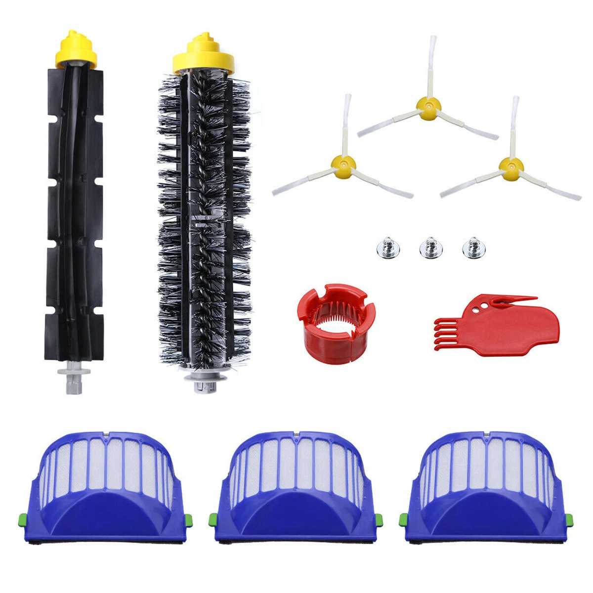 

Vacuum Cleaner Parts Replacement Kit For 680 670 600 Series Vacuum Filter Brush Side Brushes Flat Brush Cleaning Tool