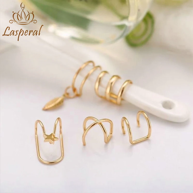 Модные U-образные серьги-клипсы для ушей креативные не пирсинг геометрические