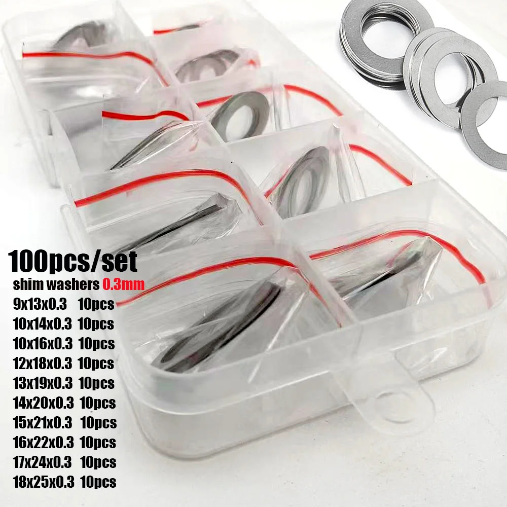 

Ультратонкая шайба из нержавеющей стали, 100x/коробка, M9 M10 M12 M13 M14 M15 M16 M17 M18 304