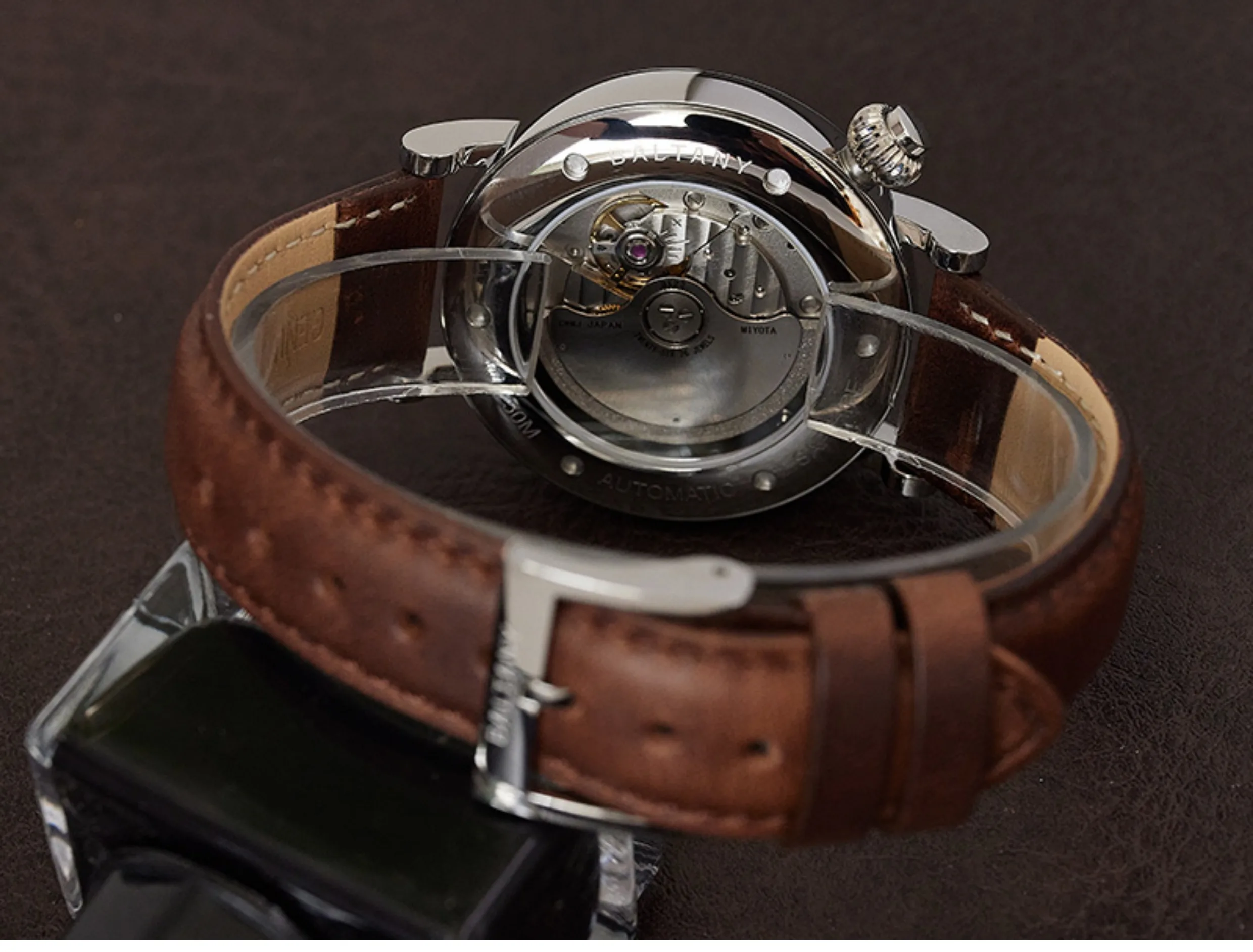 Мужские автоматические часы Baltany 41 мм ретро-часы пилота механические наручные 5ATM