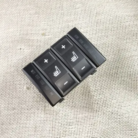 New Silver or Black Seat Heating Button Control Switch BS7T19K314AB 6M2T19K314AC For Ford Mondeo MK4 S-MAX Galaxy MK 3