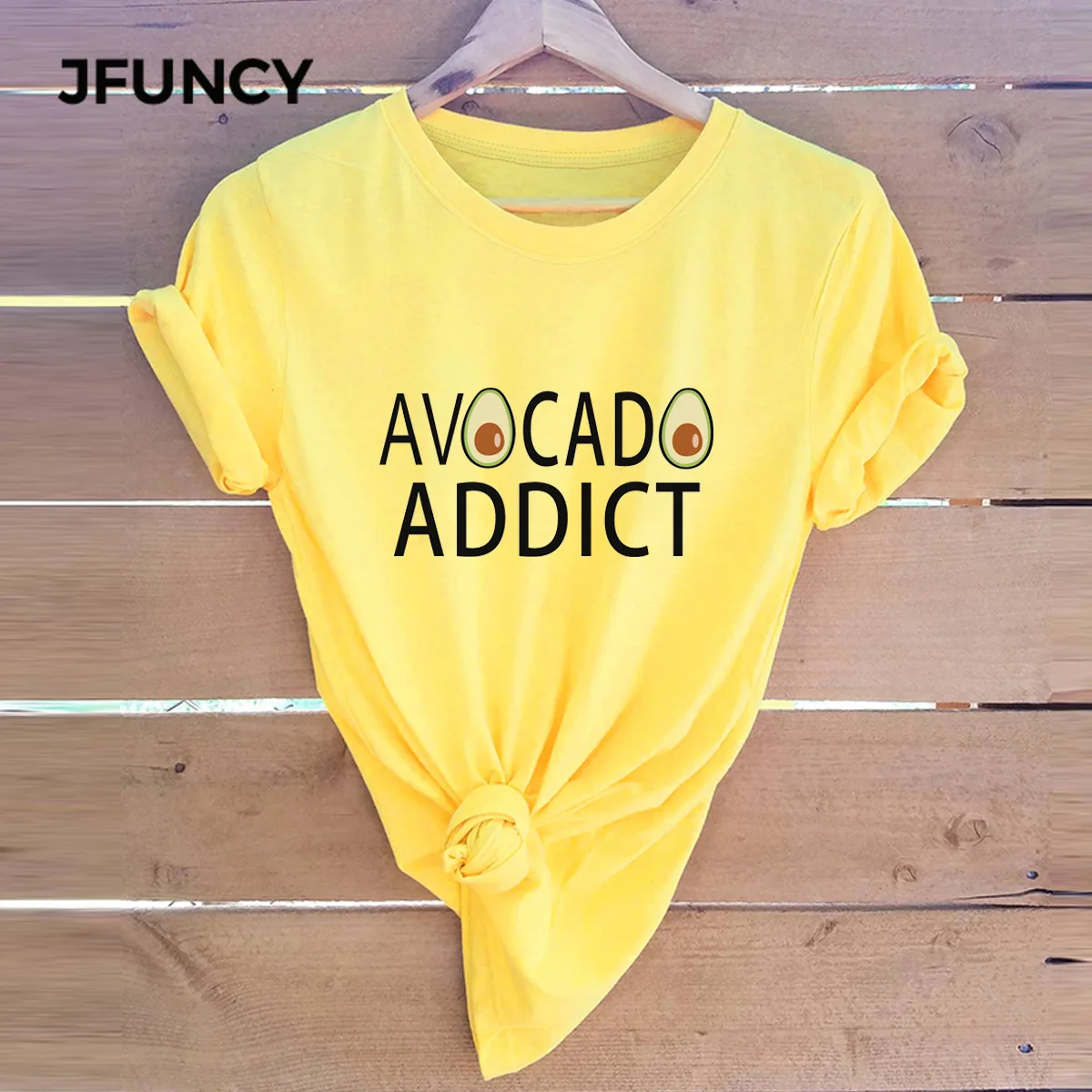 JFUNCY размера плюс хлопковая футболка летняя женская Забавные футболки с