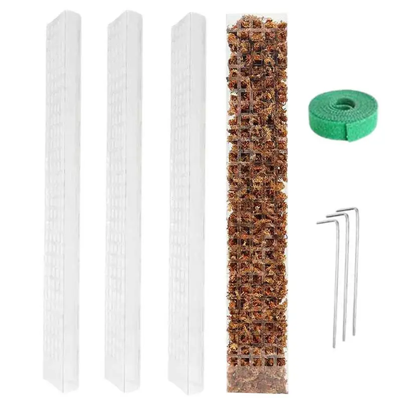 

Moss Pole For Plants 24inch Sphagnum Moss Poles Plant Support Stick Plant Poles For Indoor Climbing Plants Monstera Sphagnum