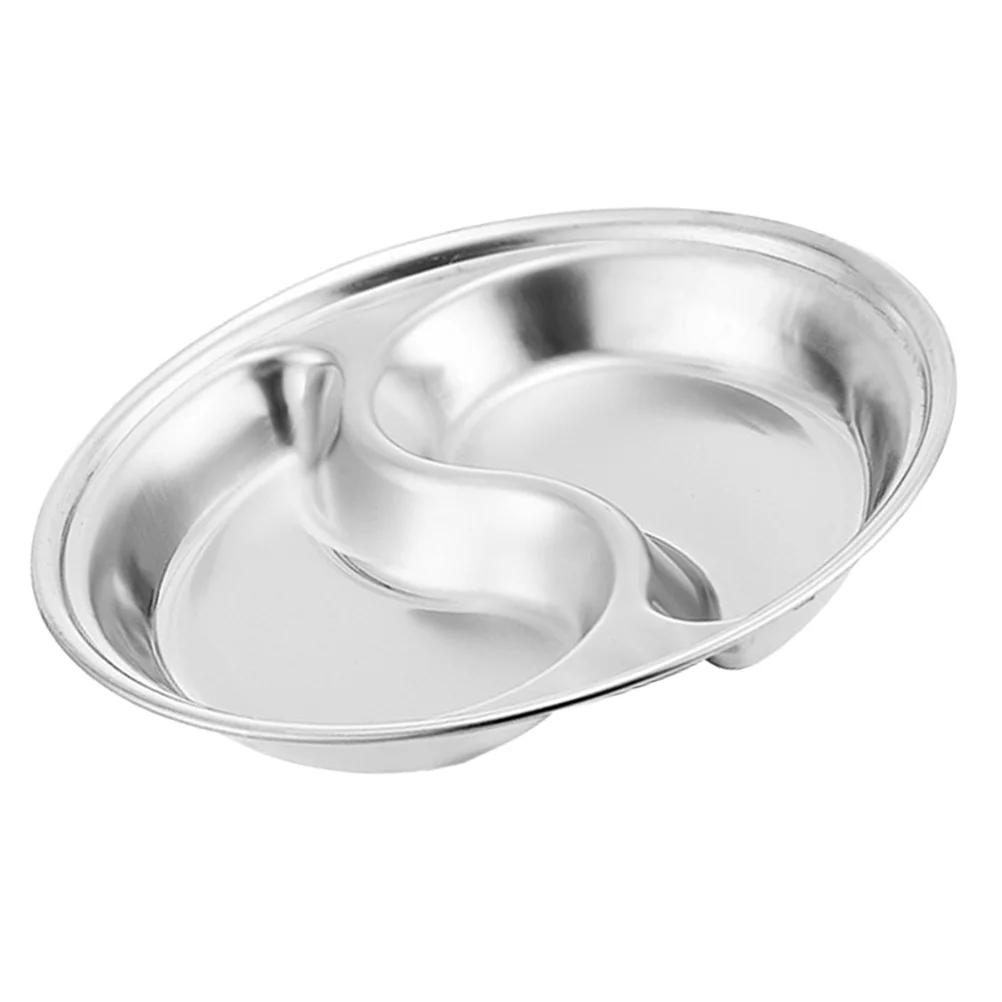 

Dish Serving Tray Seasoning Bowl Snack Appetizer Divided Box Candynut Containers New Plates Steel Stainless Sauce Year