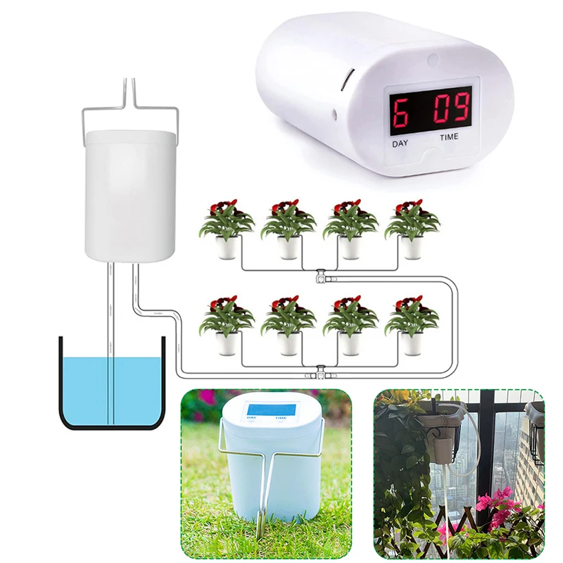 

Автоматический насос для полива, умный таймер, система орошения цветов и растений