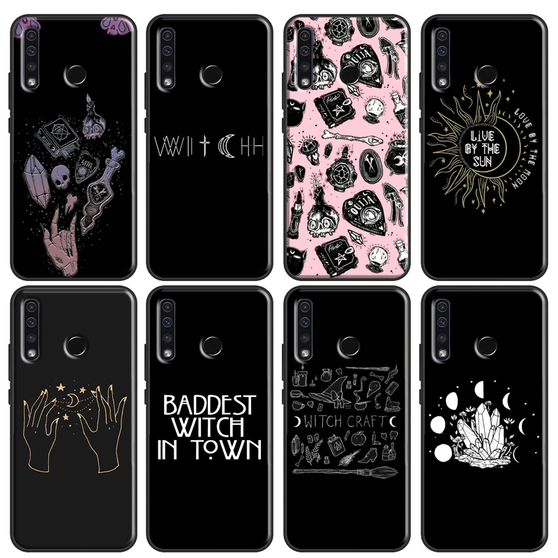 Чехол Witchcraft Dark Witch для Huawei P30 P20 P40 P60 Pro Nova 9 5T P Smart Honor Magic 5 Lite X8 X9a 50 70, чехол