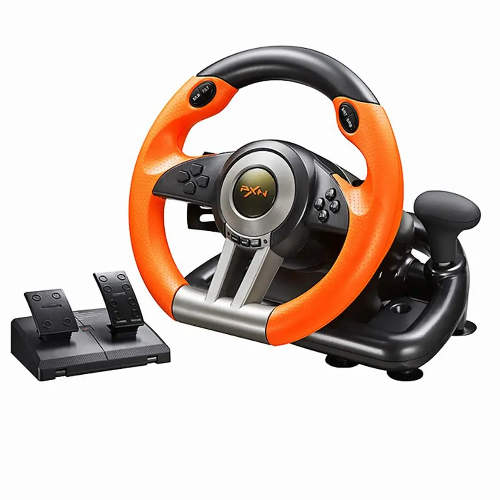 

Gaming Steering Wheel PC Racing Wheel 180° Universal PXN V3IIO with Pedals for PS3/PS4 /Xbox One/Nintendo Switc/Xbox Series X/S